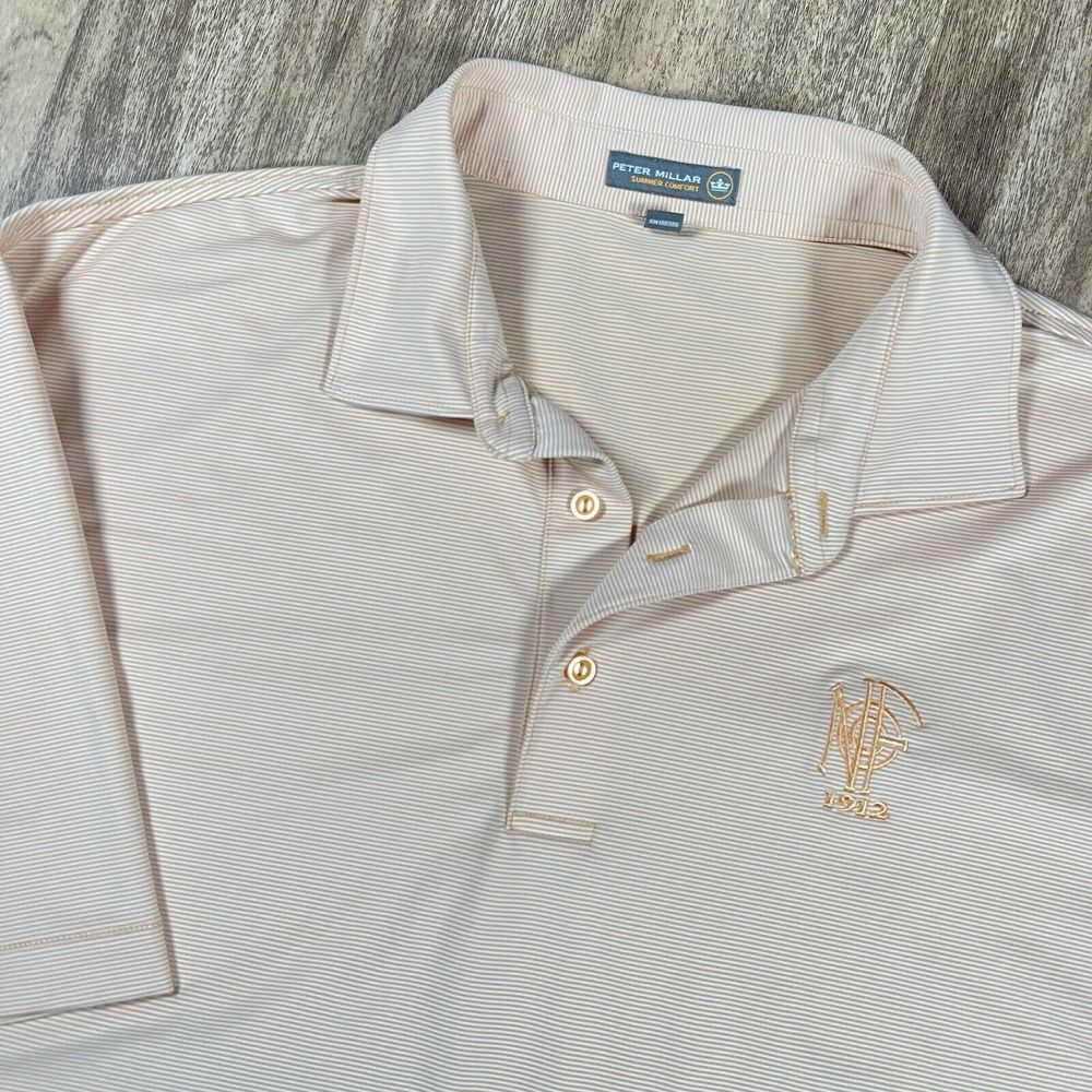 Peter Millar Madison Ave Hamptons Summer Men's XL Polo Shirt